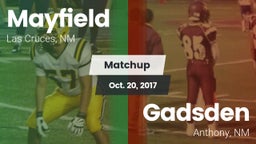 Matchup: Mayfield  vs. Gadsden  2017