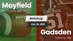 Matchup: Mayfield  vs. Gadsden  2018