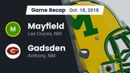 Recap: Mayfield  vs. Gadsden  2018