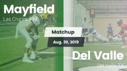Matchup: Mayfield  vs. Del Valle  2019