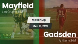 Matchup: Mayfield  vs. Gadsden  2019