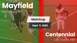 Matchup: Mayfield  vs. Centennial  2020
