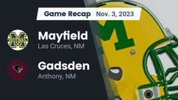 Recap: Mayfield  vs. Gadsden  2023