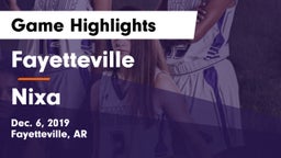Fayetteville  vs Nixa  Game Highlights - Dec. 6, 2019
