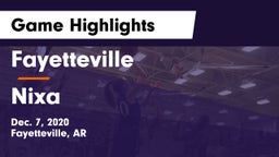 Fayetteville  vs Nixa  Game Highlights - Dec. 7, 2020