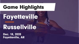 Fayetteville  vs Russellville  Game Highlights - Dec. 18, 2020