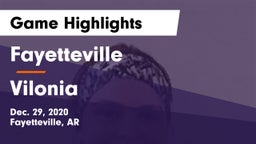 Fayetteville  vs Vilonia  Game Highlights - Dec. 29, 2020