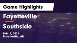 Fayetteville  vs Southside  Game Highlights - Feb. 5, 2021