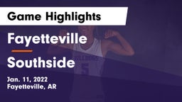 Fayetteville  vs Southside  Game Highlights - Jan. 11, 2022