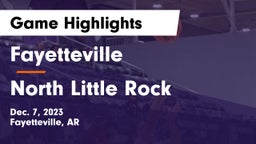 Fayetteville  vs North Little Rock  Game Highlights - Dec. 7, 2023