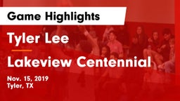 Tyler Lee  vs Lakeview Centennial  Game Highlights - Nov. 15, 2019