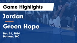 Jordan  vs Green Hope  Game Highlights - Dec 01, 2016
