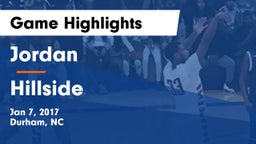 Jordan  vs Hillside  Game Highlights - Jan 7, 2017