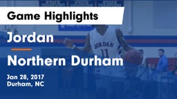 Jordan  vs Northern Durham  Game Highlights - Jan 28, 2017