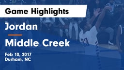 Jordan  vs Middle Creek  Game Highlights - Feb 10, 2017