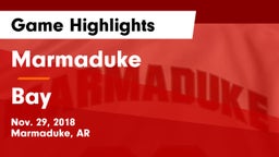 Marmaduke  vs Bay Game Highlights - Nov. 29, 2018