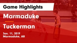 Marmaduke  vs Tuckerman  Game Highlights - Jan. 11, 2019
