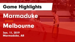 Marmaduke  vs Melbourne Game Highlights - Jan. 11, 2019