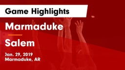 Marmaduke  vs Salem Game Highlights - Jan. 29, 2019