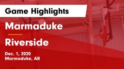 Marmaduke  vs Riverside  Game Highlights - Dec. 1, 2020