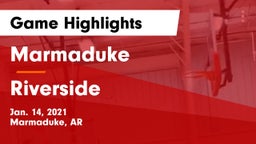 Marmaduke  vs Riverside  Game Highlights - Jan. 14, 2021