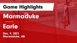 Marmaduke  vs Earle  Game Highlights - Dec. 9, 2021
