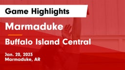 Marmaduke  vs Buffalo Island Central  Game Highlights - Jan. 20, 2023