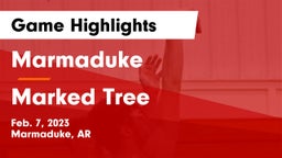 Marmaduke  vs Marked Tree Game Highlights - Feb. 7, 2023
