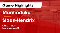 Marmaduke  vs Sloan-Hendrix  Game Highlights - Oct. 27, 2023