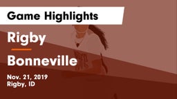 Rigby  vs Bonneville  Game Highlights - Nov. 21, 2019