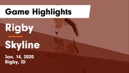 Rigby  vs Skyline  Game Highlights - Jan. 14, 2020