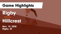 Rigby  vs Hillcrest  Game Highlights - Nov. 19, 2020
