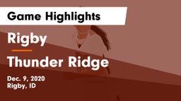 Rigby  vs Thunder Ridge  Game Highlights - Dec. 9, 2020