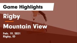 Rigby  vs Mountain View  Game Highlights - Feb. 19, 2021