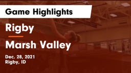 Rigby  vs Marsh Valley  Game Highlights - Dec. 28, 2021