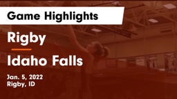 Rigby  vs Idaho Falls  Game Highlights - Jan. 5, 2022