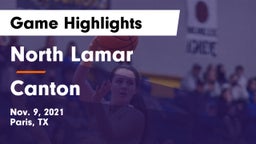 North Lamar  vs Canton  Game Highlights - Nov. 9, 2021
