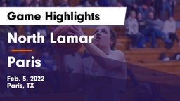 North Lamar  vs Paris  Game Highlights - Feb. 5, 2022