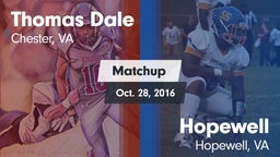 Matchup: Thomas Dale  vs. Hopewell  2016