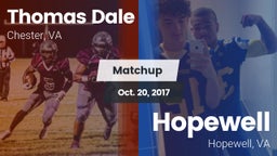 Matchup: Thomas Dale  vs. Hopewell  2017