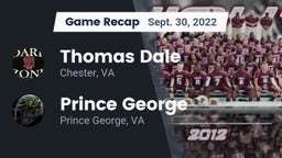 Recap: Thomas Dale  vs. Prince George  2022