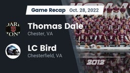 Recap: Thomas Dale  vs. LC Bird  2022