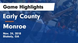 Early County  vs Monroe  Game Highlights - Nov. 24, 2018