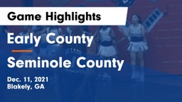 Early County  vs Seminole County  Game Highlights - Dec. 11, 2021