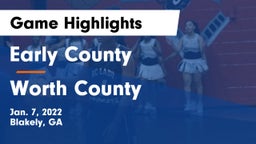 Early County  vs Worth County  Game Highlights - Jan. 7, 2022