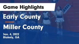 Early County  vs Miller County  Game Highlights - Jan. 4, 2022