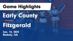 Early County  vs Fitzgerald  Game Highlights - Jan. 14, 2022
