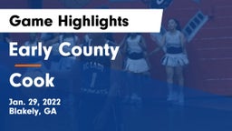 Early County  vs Cook  Game Highlights - Jan. 29, 2022