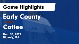 Early County  vs Coffee  Game Highlights - Dec. 30, 2022