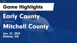 Early County  vs Mitchell County  Game Highlights - Jan. 27, 2023